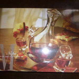 Dining - Napa 5pc Roly Poly Cordial Set Medallion 5th Ave Dining - Napa 5pc Roly Poly Cordial Set Medallion 5th Ave
